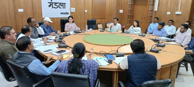 निर्वाचन से संबंधित सभी तैयारियाँ समय से पहले पूर्ण करें – डॉ. सिडाना (मण्‍डला समाचार)