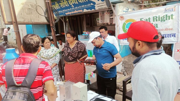 मिलावट से मुक्ति अभियान के तहत जनजागरूकता शिविर संपन्न