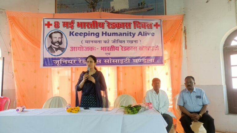 सेवा के लिए मजबूत इच्छाशक्ति और नीयत आवश्यक – डॉ. सिडाना (मण्‍डला समाचार)