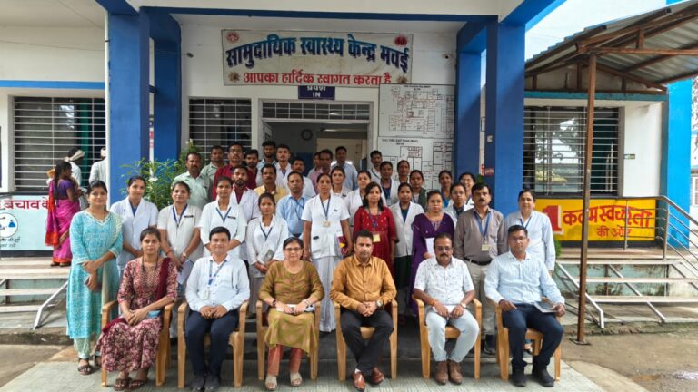 सामुदायिक स्वास्थ्य केन्द्र मवई को एनक्यूएएस सर्टिफिकेशन