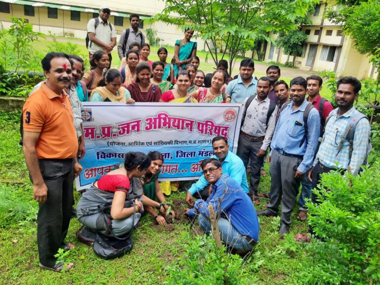 हरियाली अमावस के उपलक्ष्य में शांतिधाम में किया गया पौधरोपण