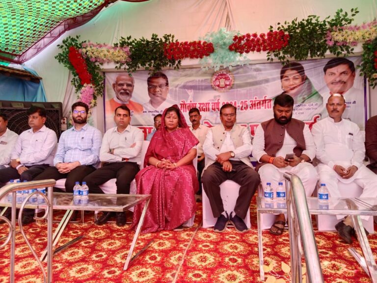 गौसेवा मानव समाज के लिए सबसे बड़ा पुण्य का कार्य है – मंत्री श्रीमती संपतिया उइके